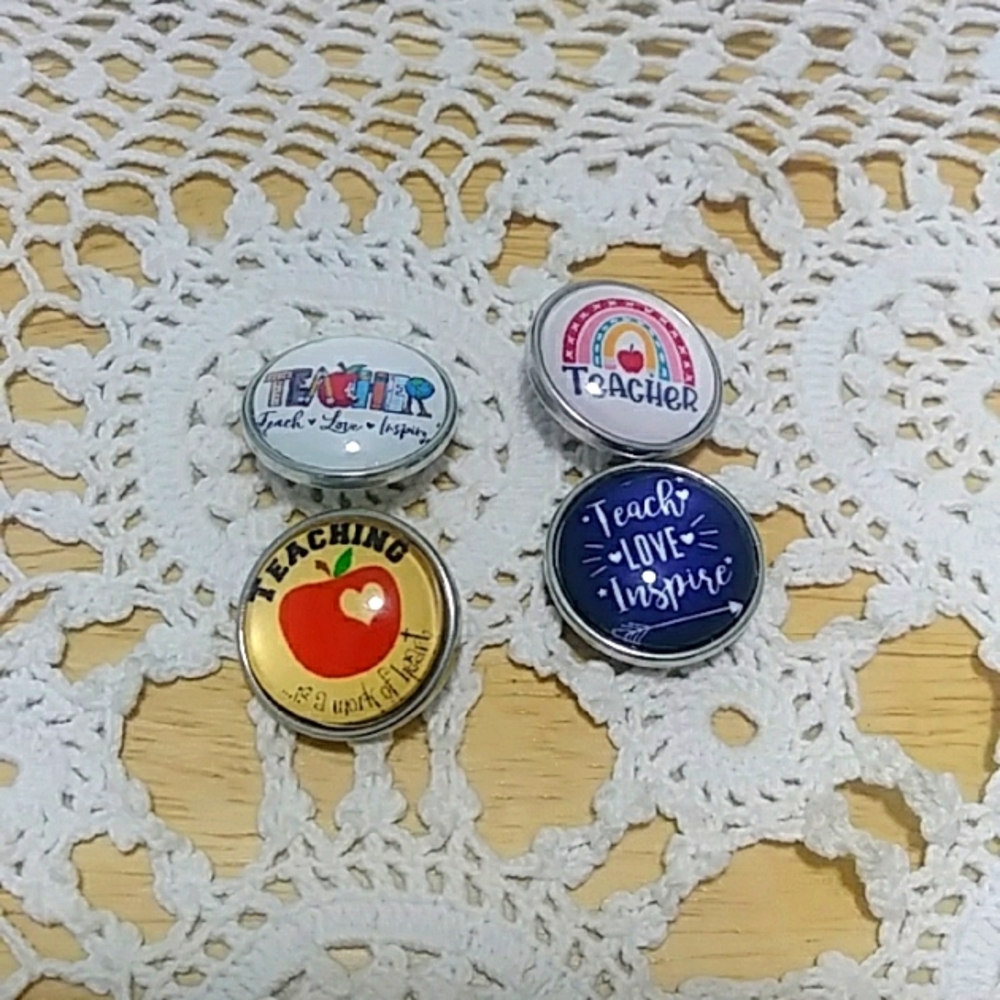 Teacher Snap Buttons standard size - Snap Chunks